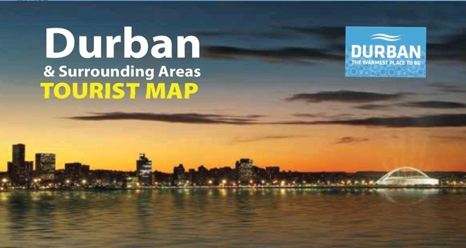 Map of Durban and surrounding areas