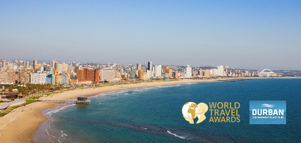 DOUBLE VICTORY FOR DURBAN AT THE WORLD TOURISM AWARDS Durban Tourism